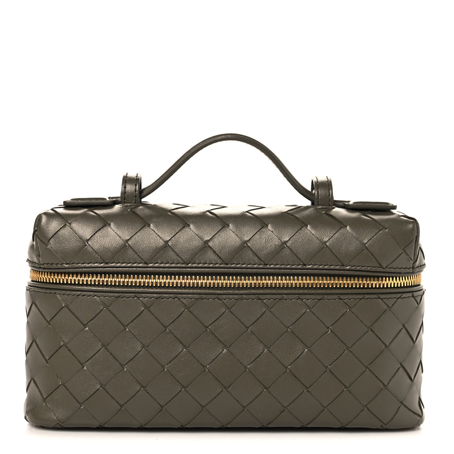 Calfskin Intrecciato Bang Bang Vanity Case Pinecone