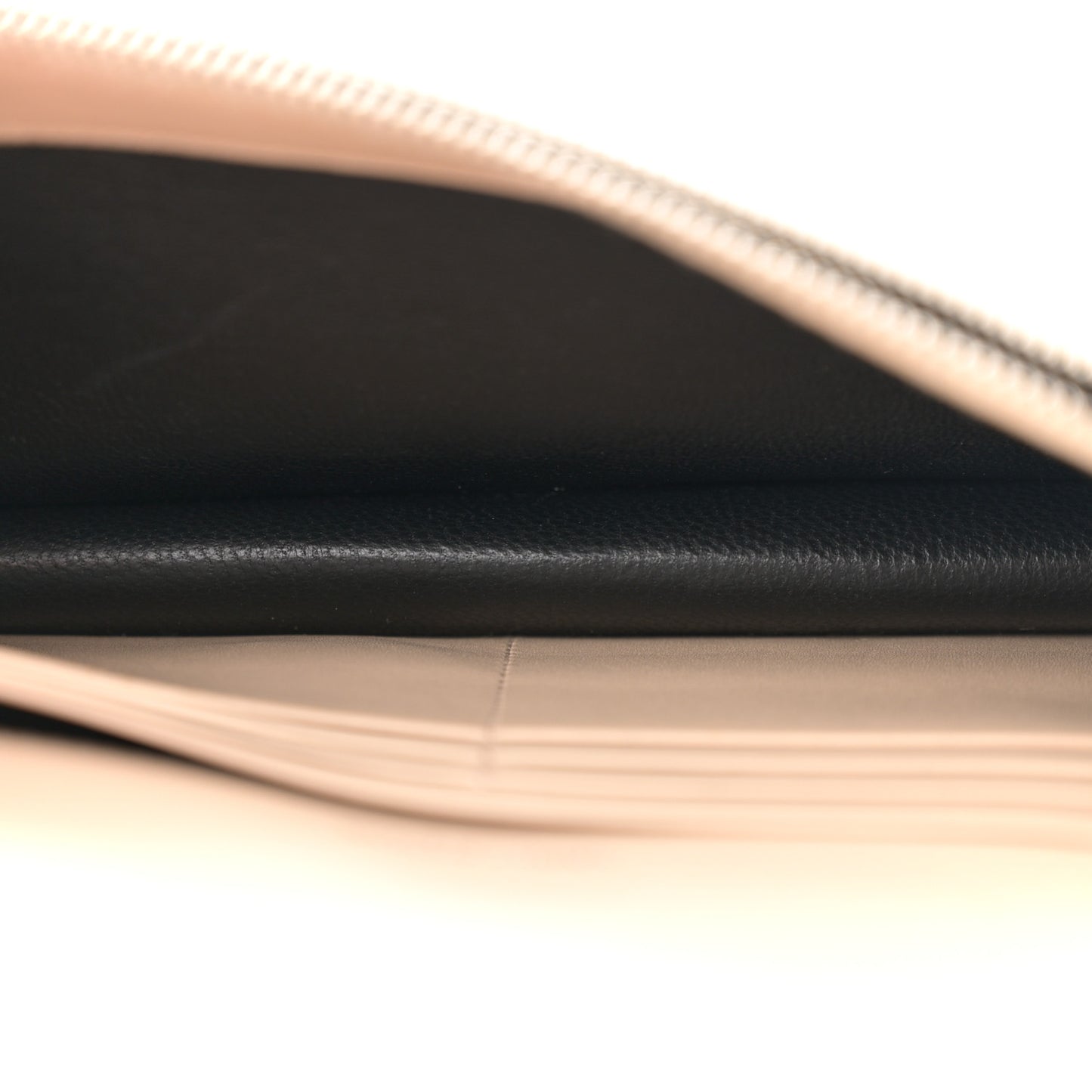 Smooth Calfskin Classic Monogram Kate Tassel Chain Wallet Dark Beige