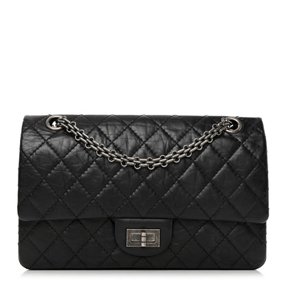 Chanel Aged Calfskin Quilted 2.55 Reissue 225 Flap Black 1 of 10