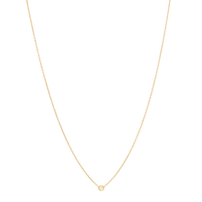 Cartier 18K Yellow Gold Diamond XS D'Amour Pendant Necklace 1 of 8