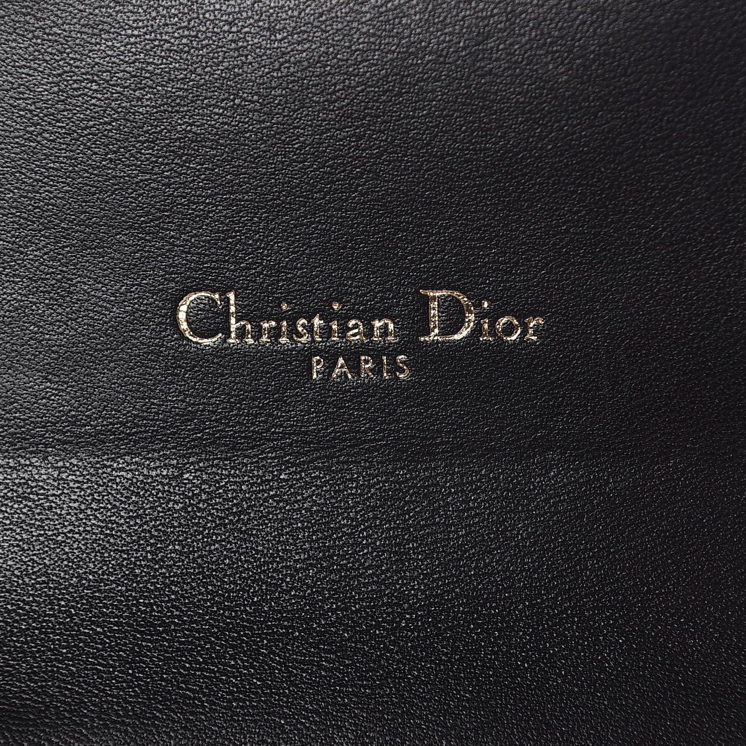 Christian Dior Lambskin Cannage Miss Dior Promenade Compact Wallet Black 6 of 7