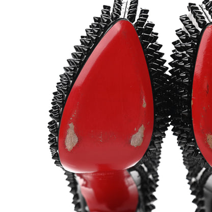 Christian Louboutin Patent Daffodile Spikes 160 Pumps 40 Black 7 of 8