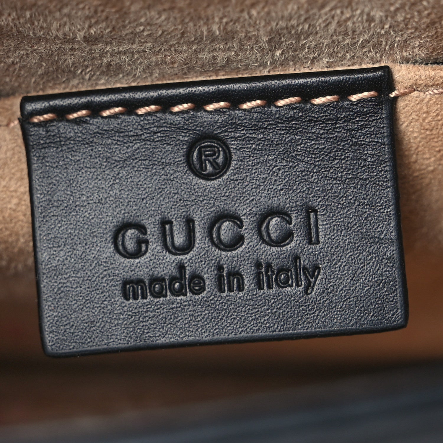 Gucci Calfskin Mini Sylvie Chain Shoulder Bag Black 5 of 9