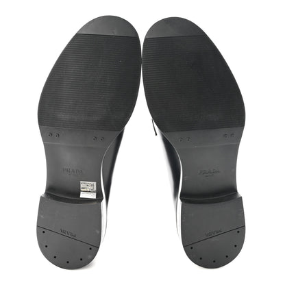Prada Spazzolato Mens Derby Loafers 9 Black 6 of 9