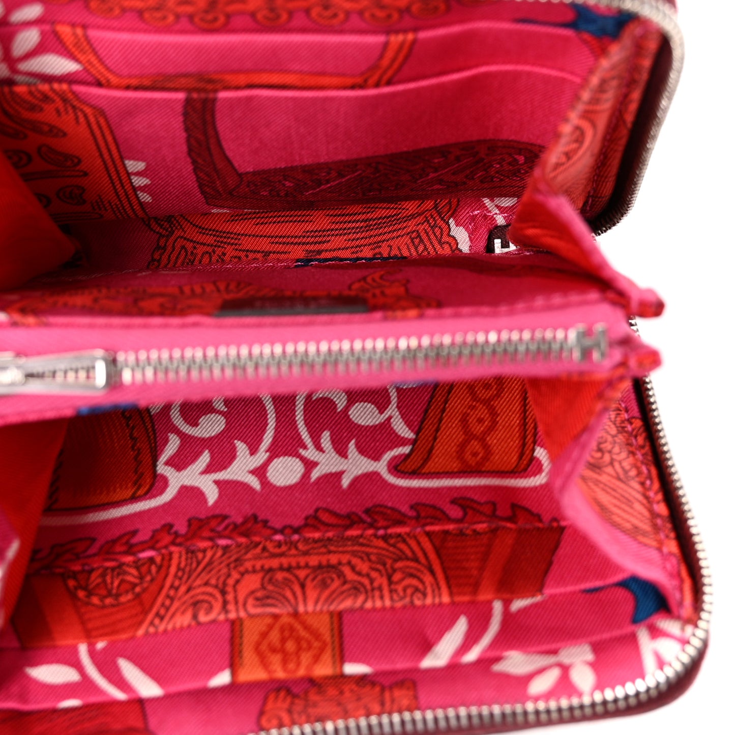 Epsom Silk'In Compact Wallet Bordeaux