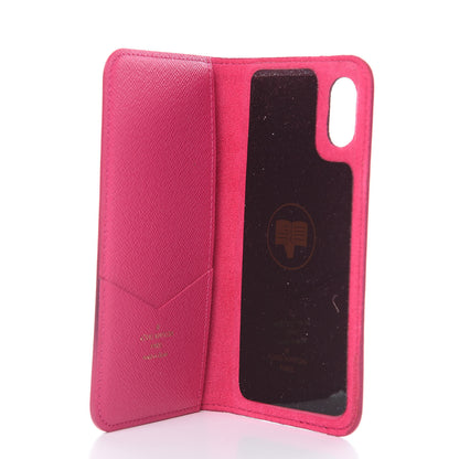 Louis Vuitton Monogram iPhone X Folio Case Rose Pop 5 of 7