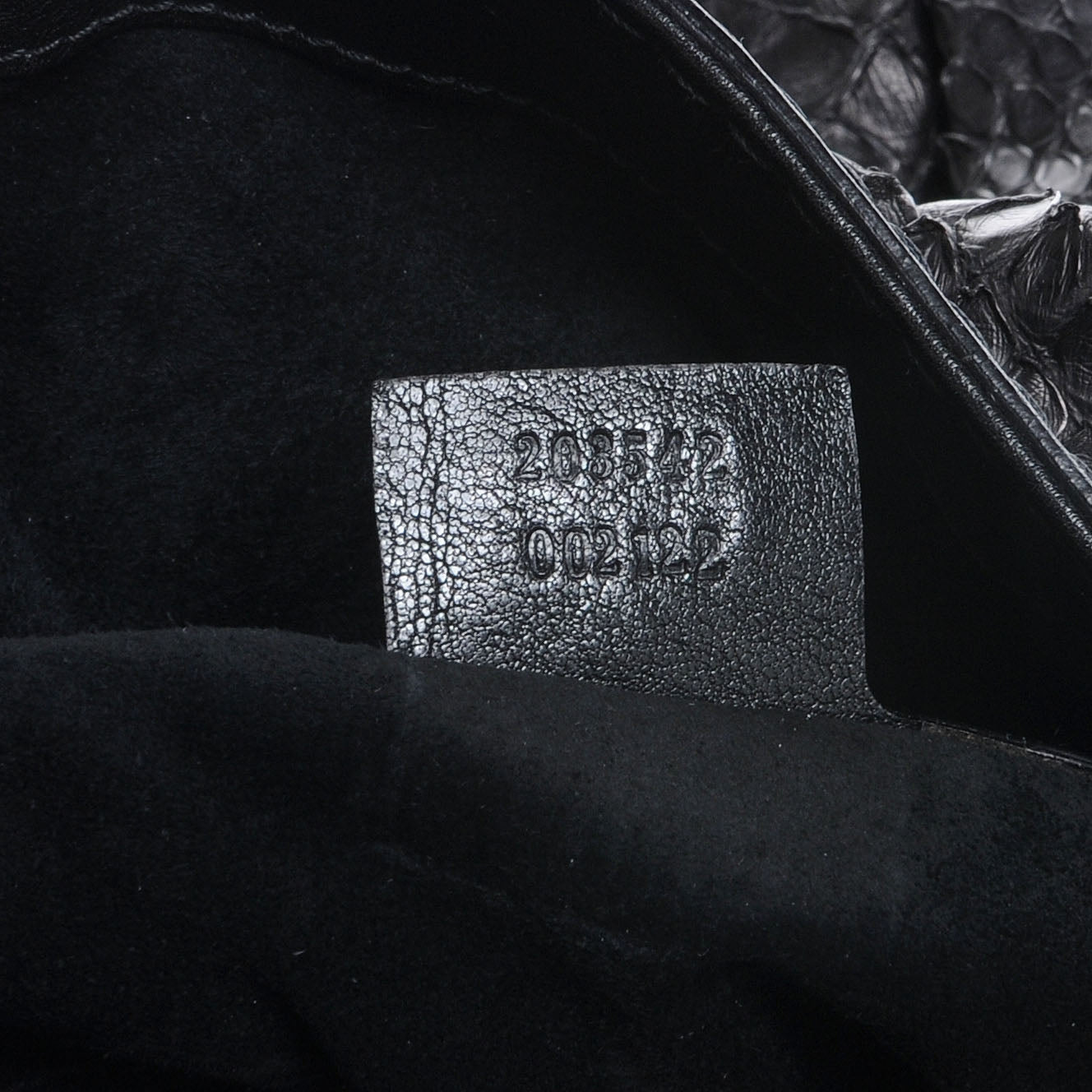 Python Large Jockey Hobo Black