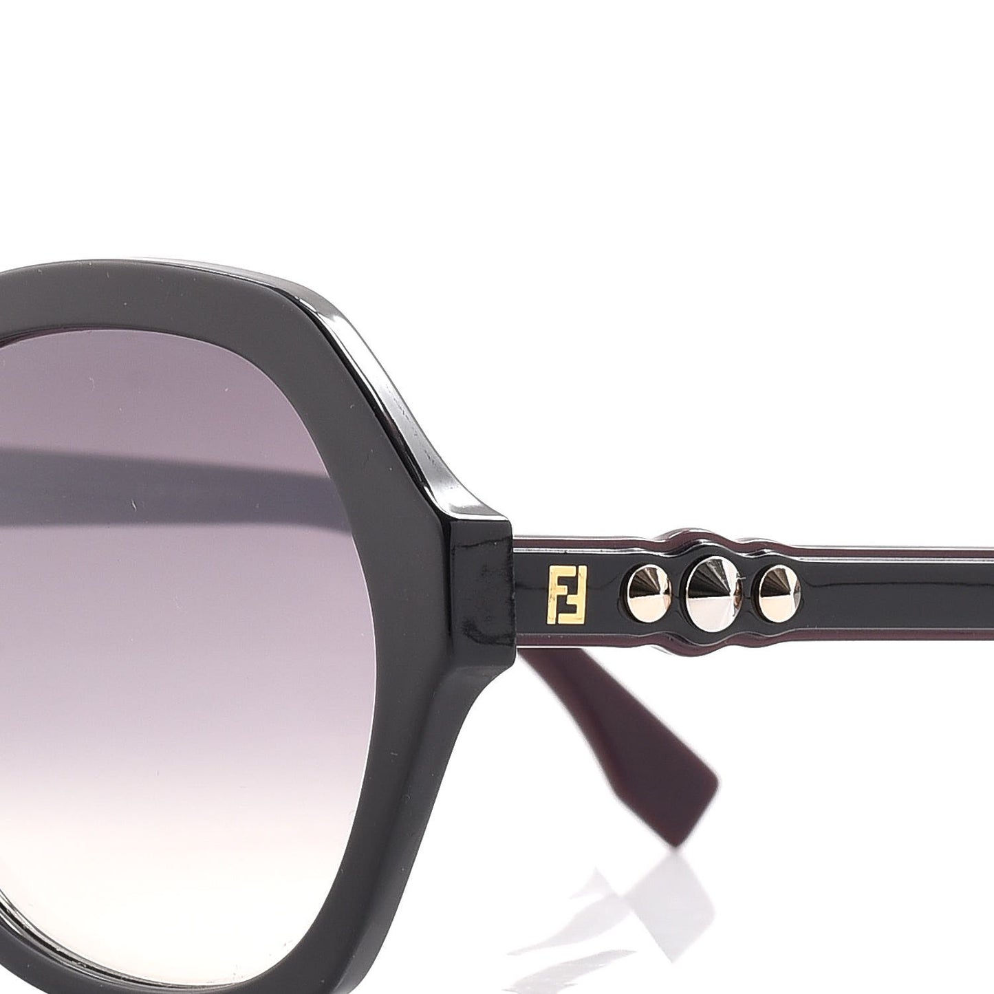 Studded Hexagon Fun Fair Sunglasses FF 0270/S Black Purple