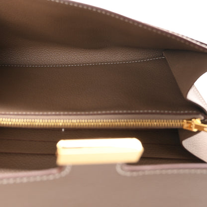 Hermes Evercolor Constance Wallet To Go Etoupe 5 of 11