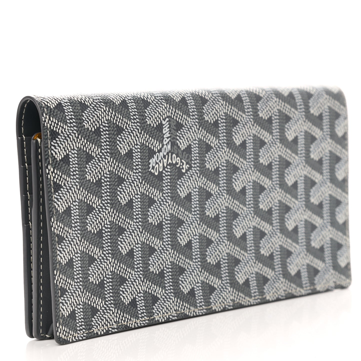Goyardine Long Bi-Fold Wallet Black