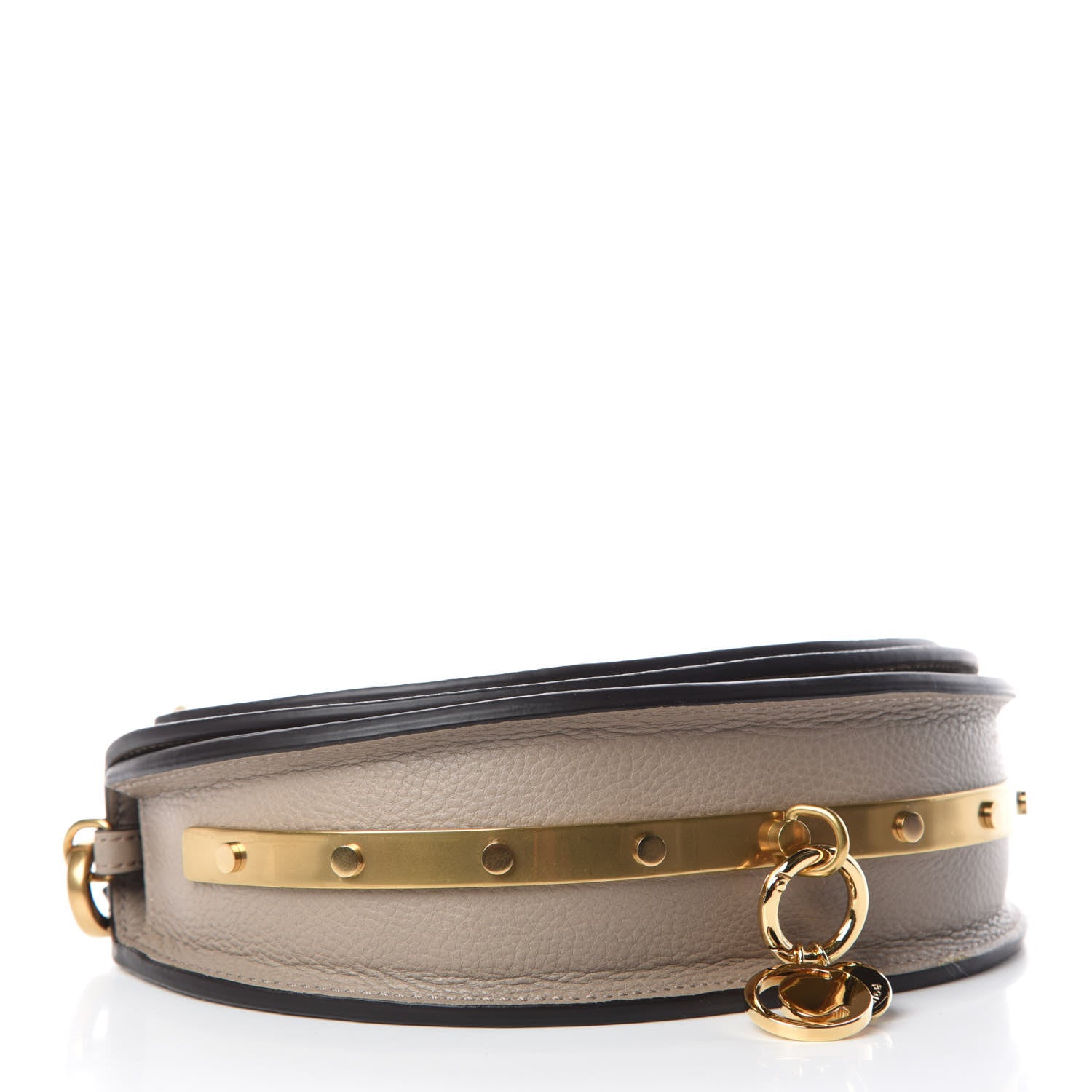 Chloe Calfskin Small Nile Bracelet Minaudiere Bag Motty Grey 4 of 8