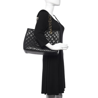 Chanel Caviar Quilted Grand Shopping Tote GST Black 2 of 10
