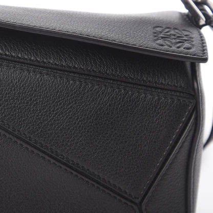 Loewe Calfskin Mini Puzzle Bag Black 10 of 10