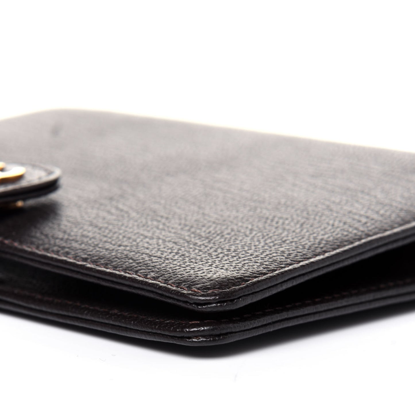 Goatskin Small Ring Agenda Planner Dark Brown