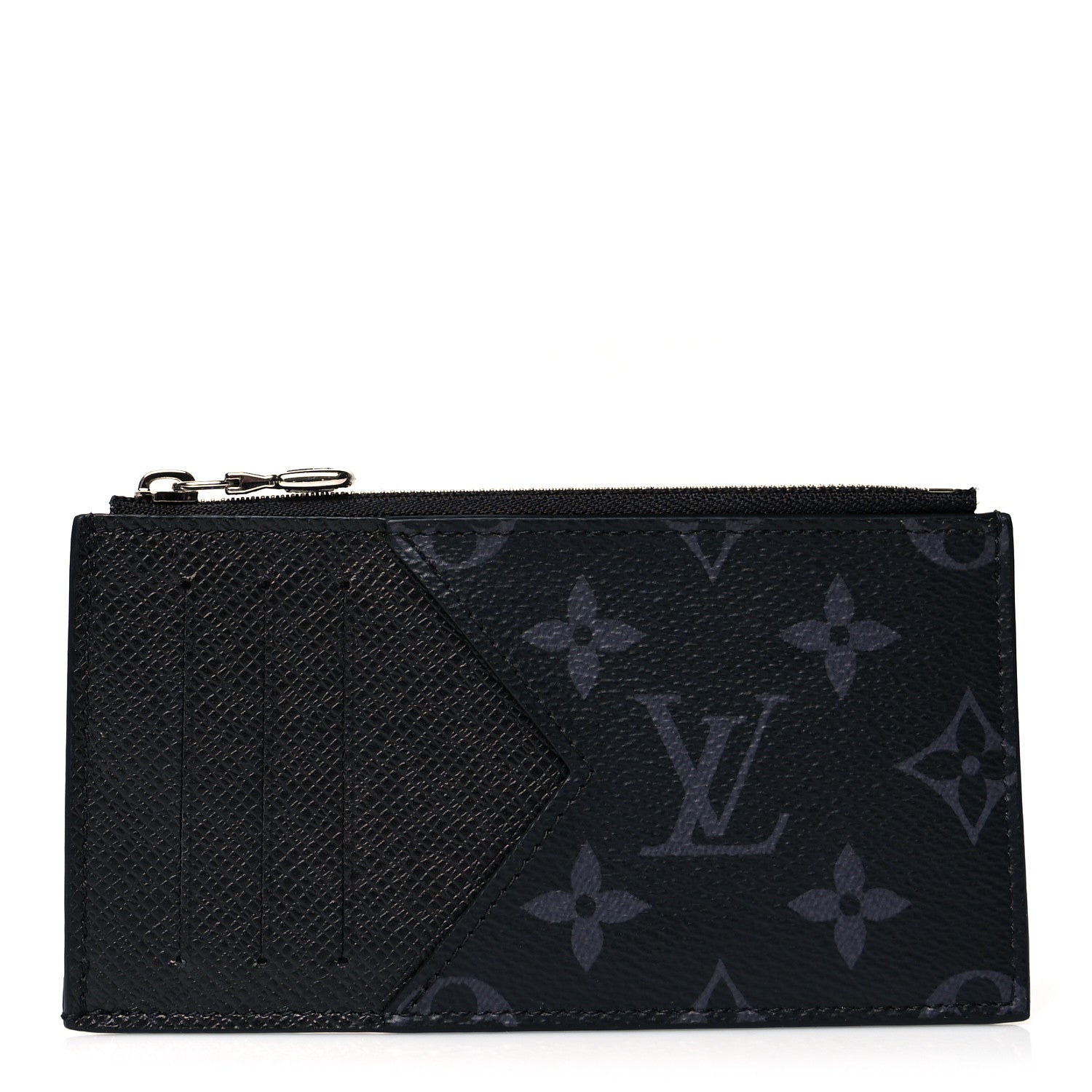 Louis Vuitton Taigarama Coin Card Holder Black 1 of 7
