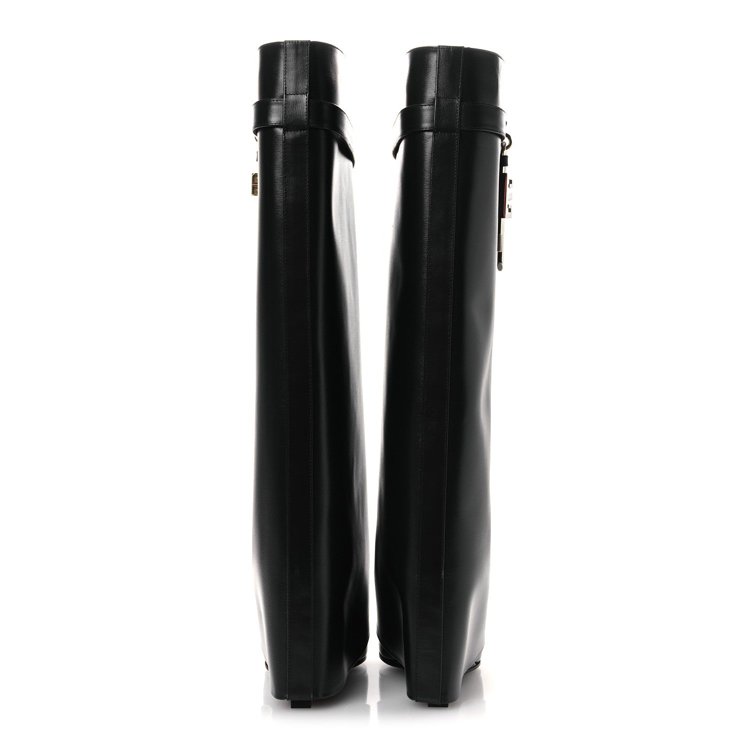 Givenchy Calfskin Shark Lock Pant Boots 39 Black 6 of 10