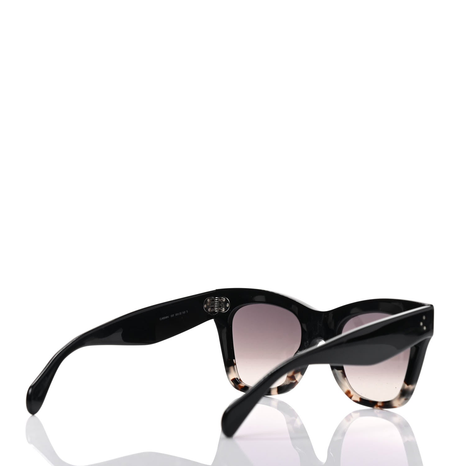 Celine Acetate Polarized Sunglasses CL4004IN Havana Grey 3 of 6