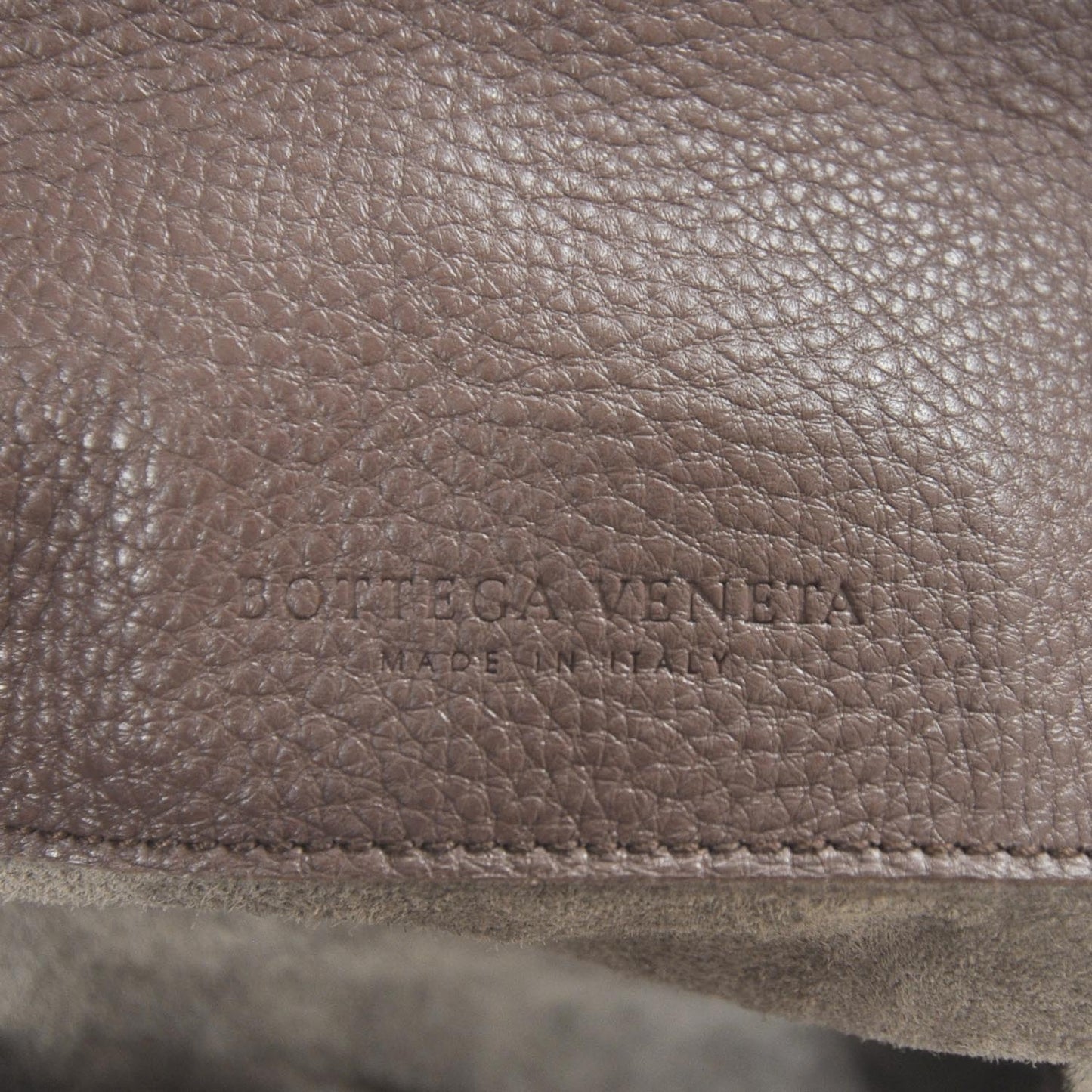 Cervo Woven Detail Hobo Truffle