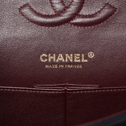 Chanel Lambskin Quilted Medium Double Flap Black 7 of 15