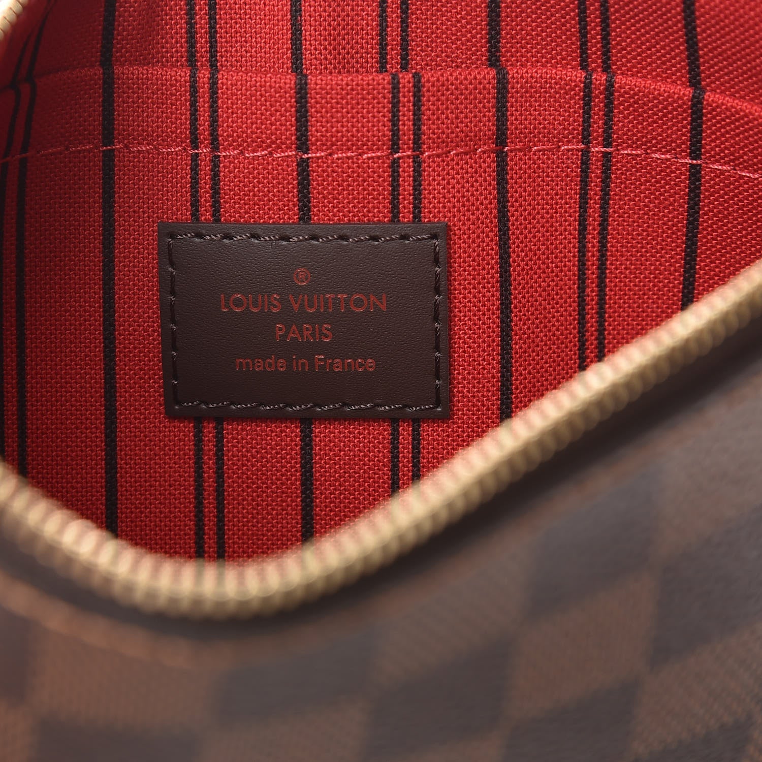 Louis Vuitton Damier Ebene Neverfull MM GM Pochette 6 of 7