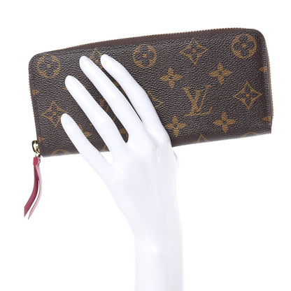Louis Vuitton Monogram Clemence Wallet Fuchsia 2 of 10