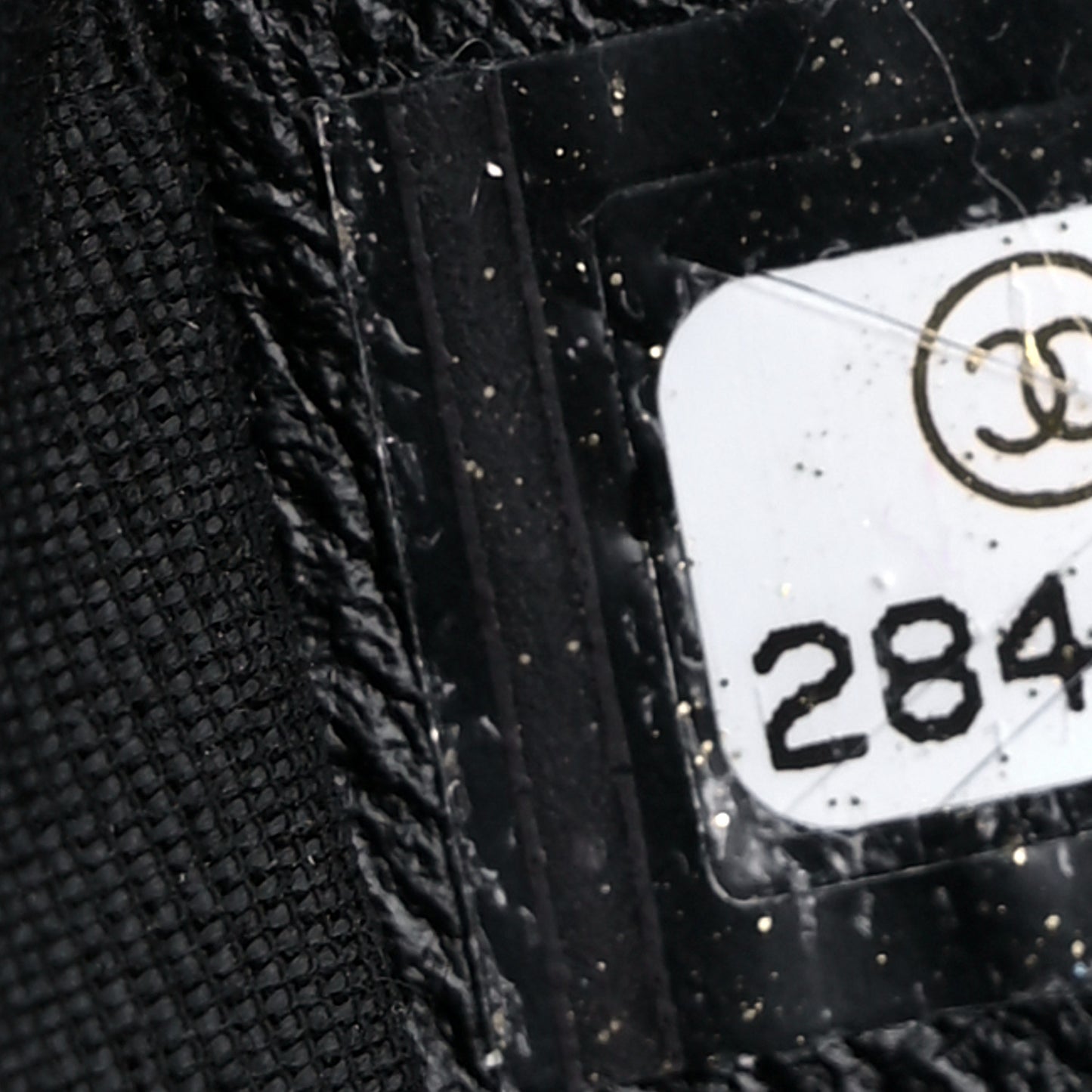 Velvet Lambskin Quilted Small 31 Shopping Bag Black