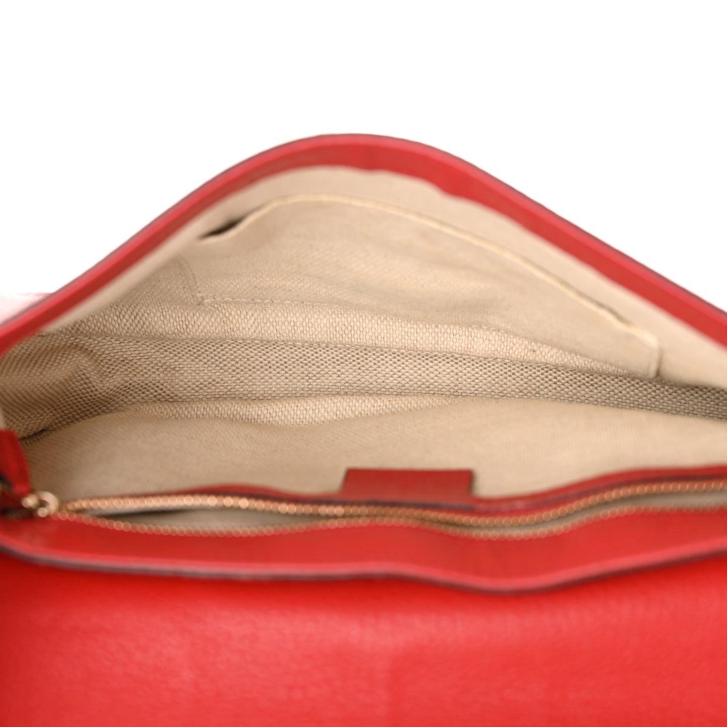 Pebbled Calfskin Medium Soho Flap Crossbody Vibrant Red