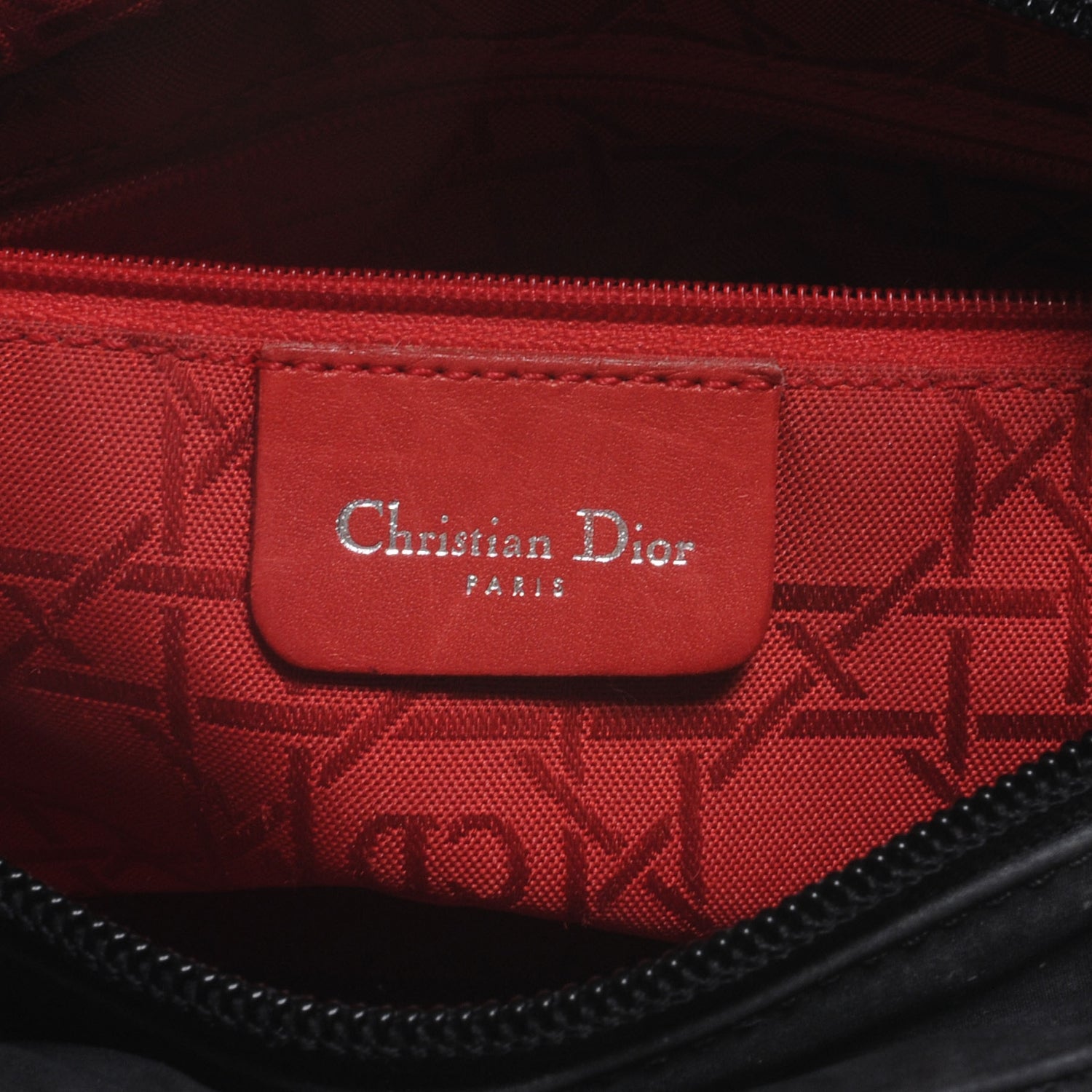 Christian Dior Nylon Cannage Medium Lady Dior Black 7 of 9