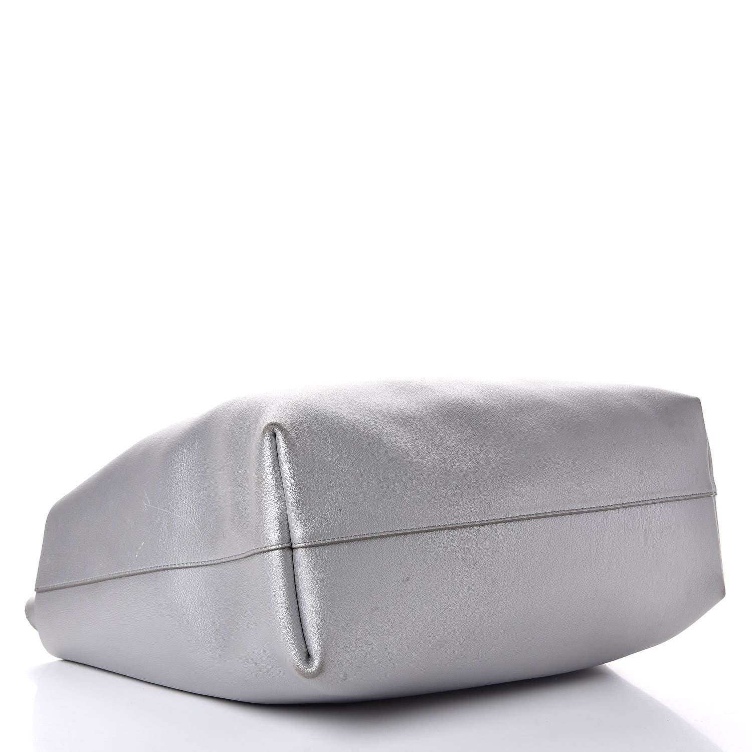 Saint Laurent Metallic Calfskin Large Shopping Tote 4 of 21