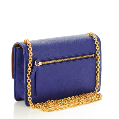 Mulberry Small Classic Grain Small Darley Indigo 3 of 7