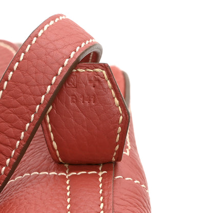 Hermes Taurillon Clemence Bolide 31 Rouge Pivoine 7 of 11