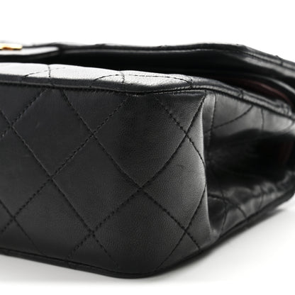 Chanel Lambskin Quilted Small Double Flap Black 10 of 12