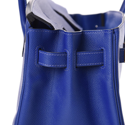 Hermes Epsom Birkin 30 Bleu Electrique 18 of 37