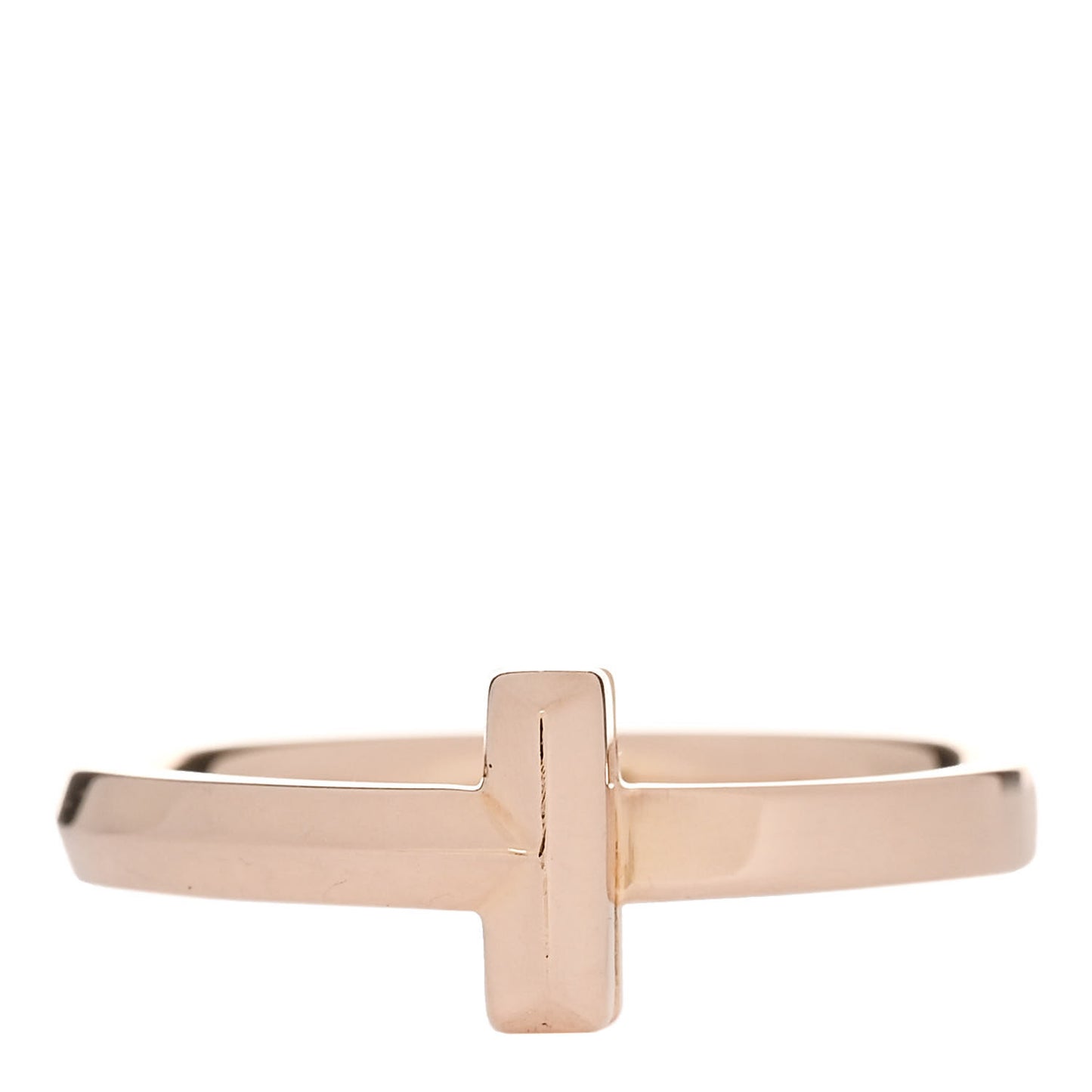 18K Rose Gold T T1 Ring 54 6.75