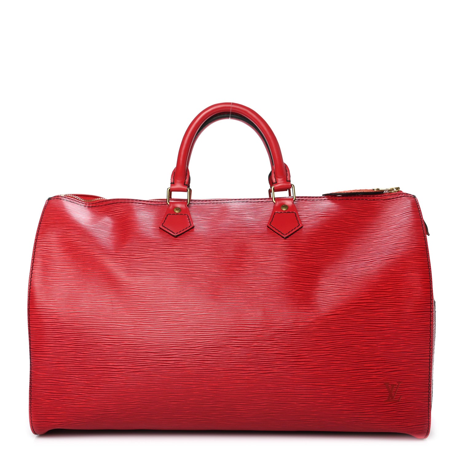 Louis Vuitton Epi Speedy 40 Castillan Red 1 of 8