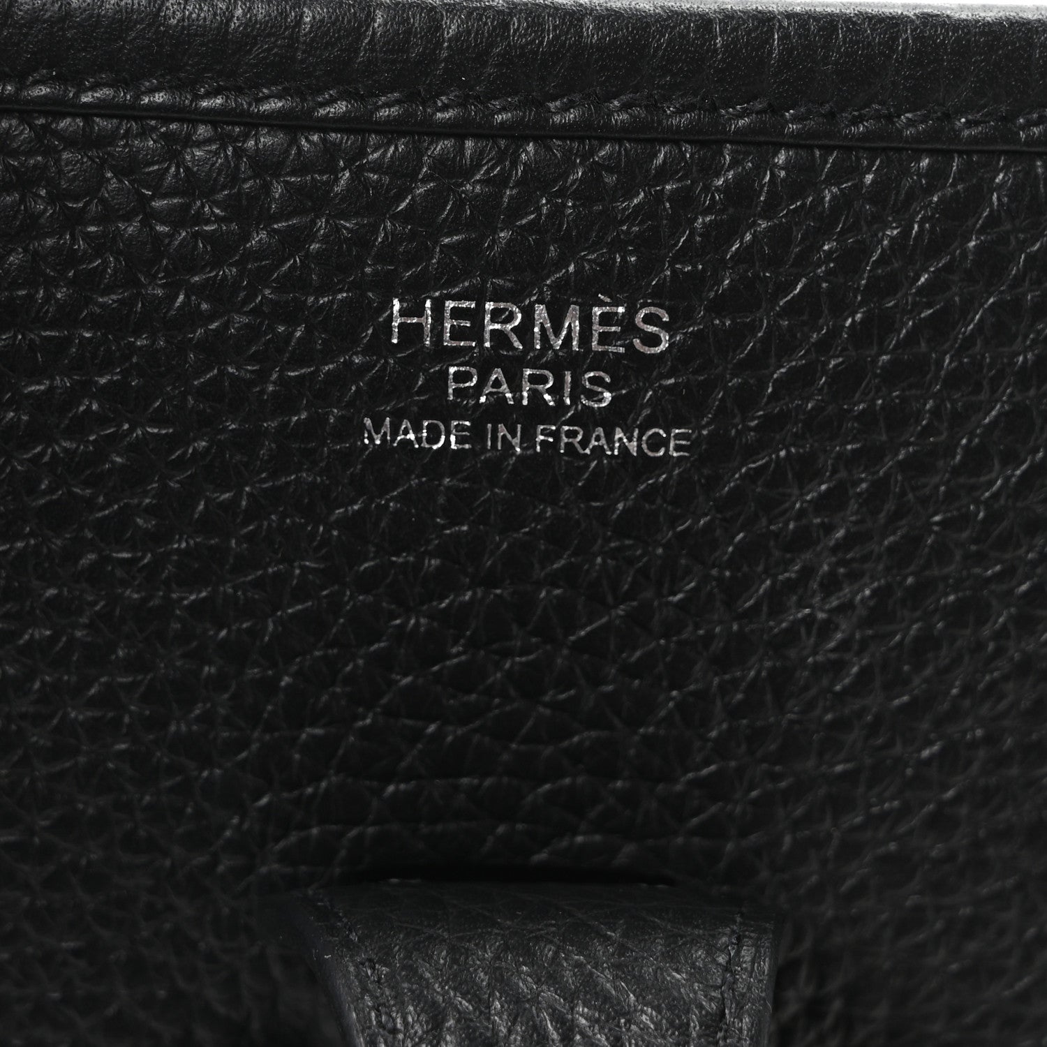Hermes Taurillon Clemence Evelyne III PM Black 5 of 9