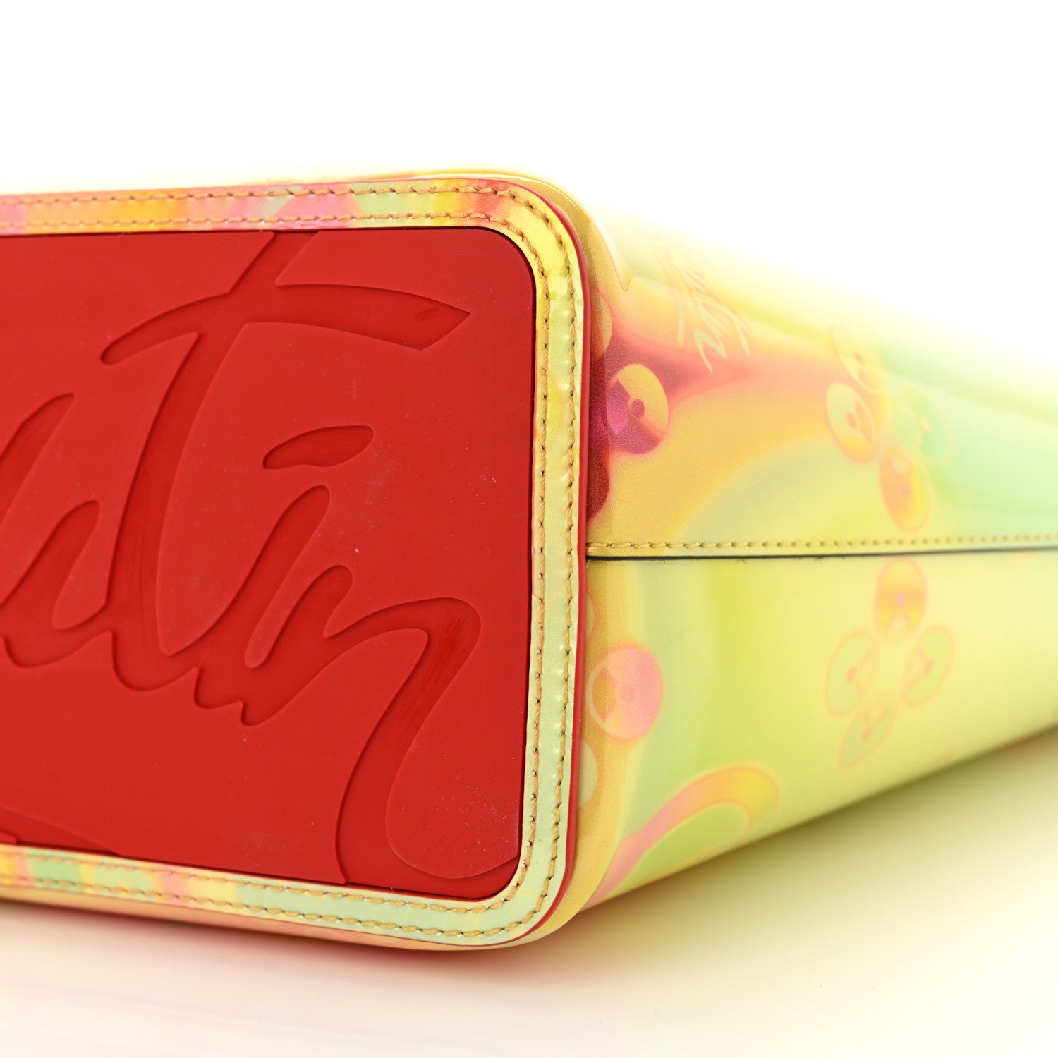 Christian Louboutin Patent Calfskin Loubinthesky Cabata Tote Multicolor 11 of 12