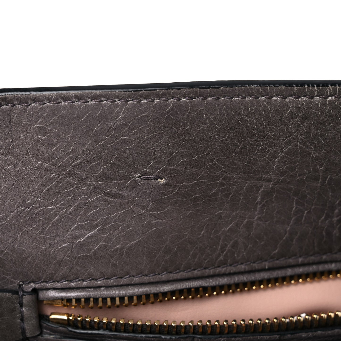 Glace Calf Front Pocket Tote Astrale