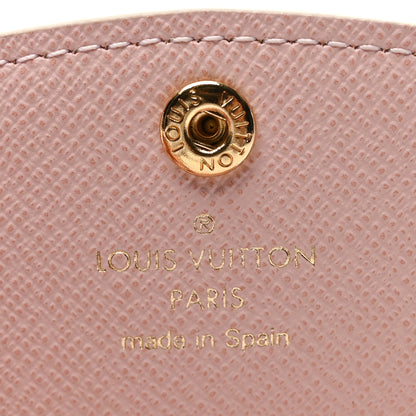 Louis Vuitton Damier Azur Rosalie Coin Purse Rose Ballerine 6 of 6
