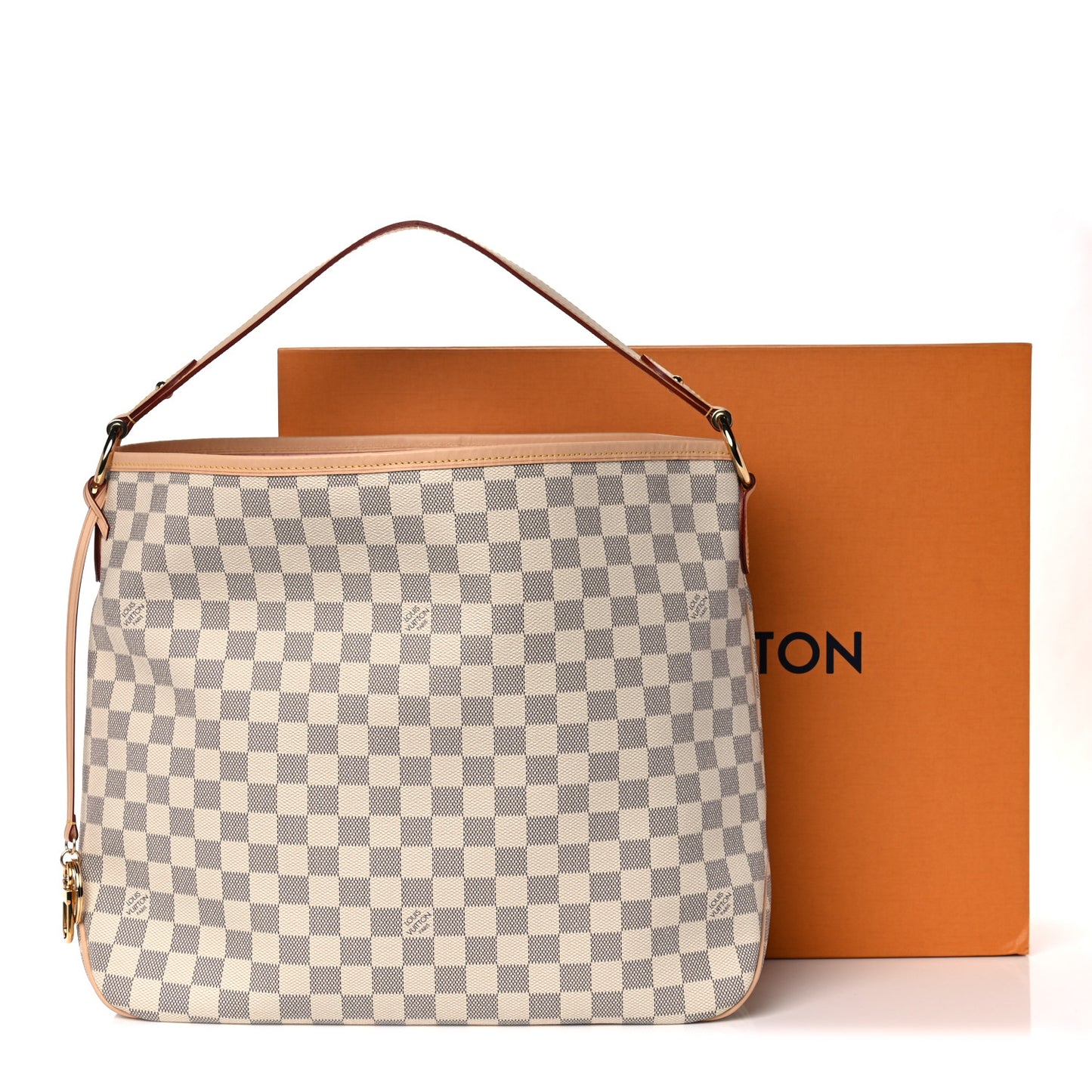 Damier Azur Delightful MM Rose Ballerine