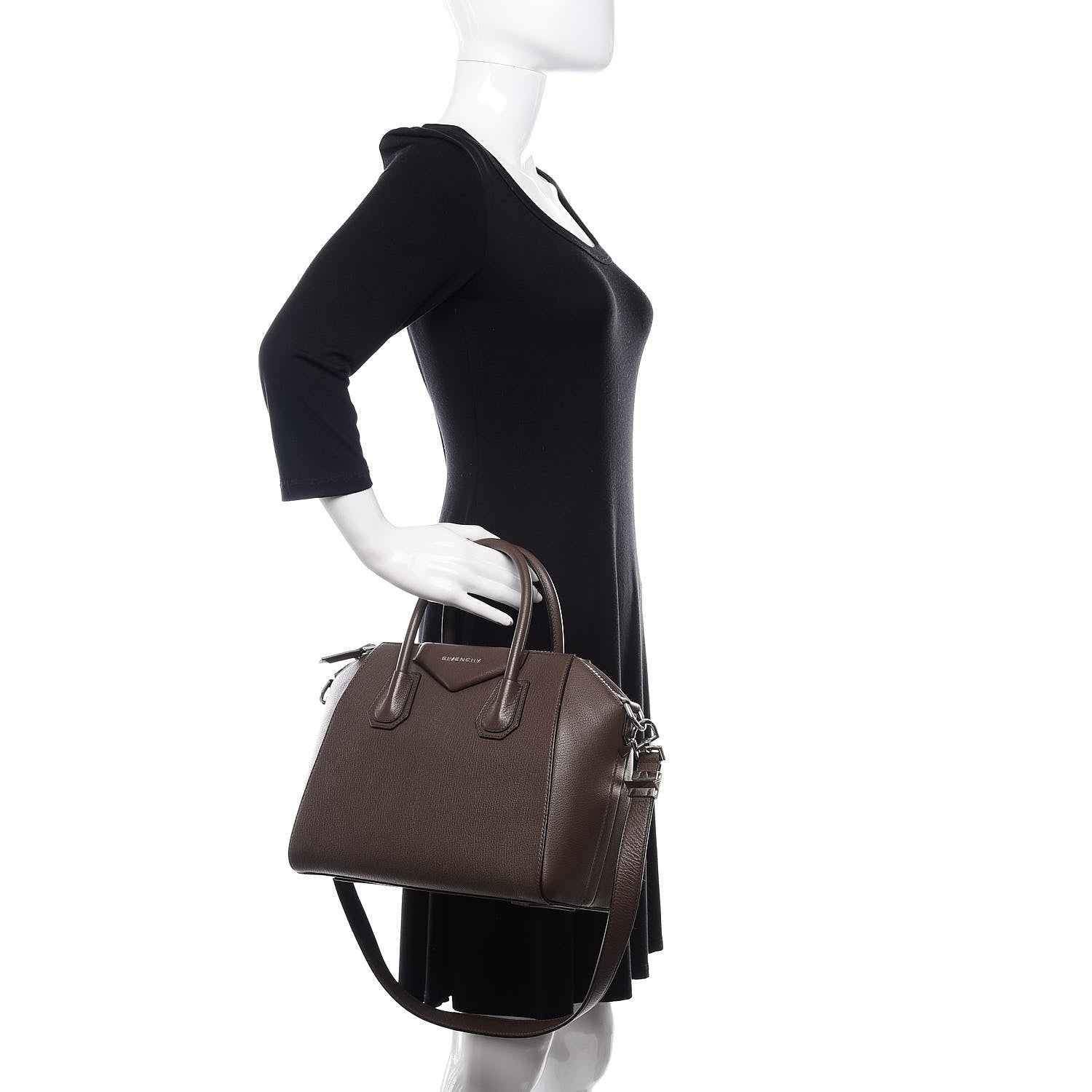 Givenchy Sugar Goatskin Small Antigona Heather Grey 3 of 11