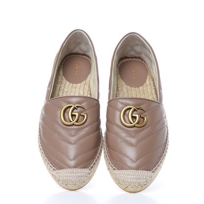 Gucci Nappa Matelasse GG Marmont Espadrilles 39 Porcelain Rose 5 of 10