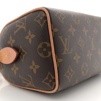 Louis Vuitton Monogram Speedy Bandouliere 20 Black 8 of 12