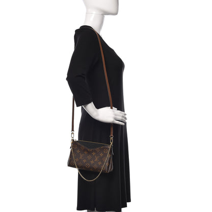 Louis Vuitton Monogram Pallas Clutch Black 2 of 11