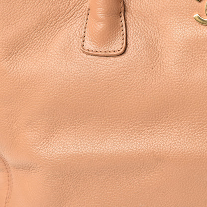 Chanel Calfskin Cerf Executive Shopper Tote Light Beige 18 of 20