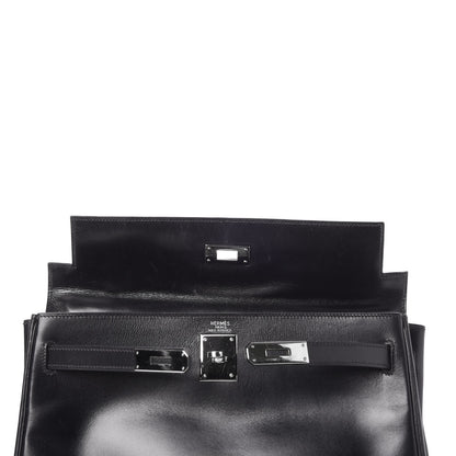 Hermes Box Kelly Retourne 32 Black 9 of 45