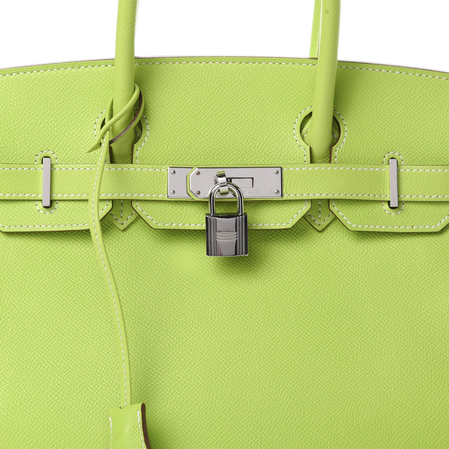 Hermes Epsom Candy Birkin 30 Kiwi Lichen 34 of 38