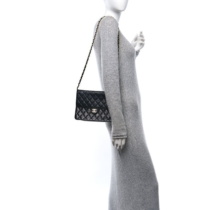 Chanel Lambskin Quilted Small Single Flap Black 2 of 11