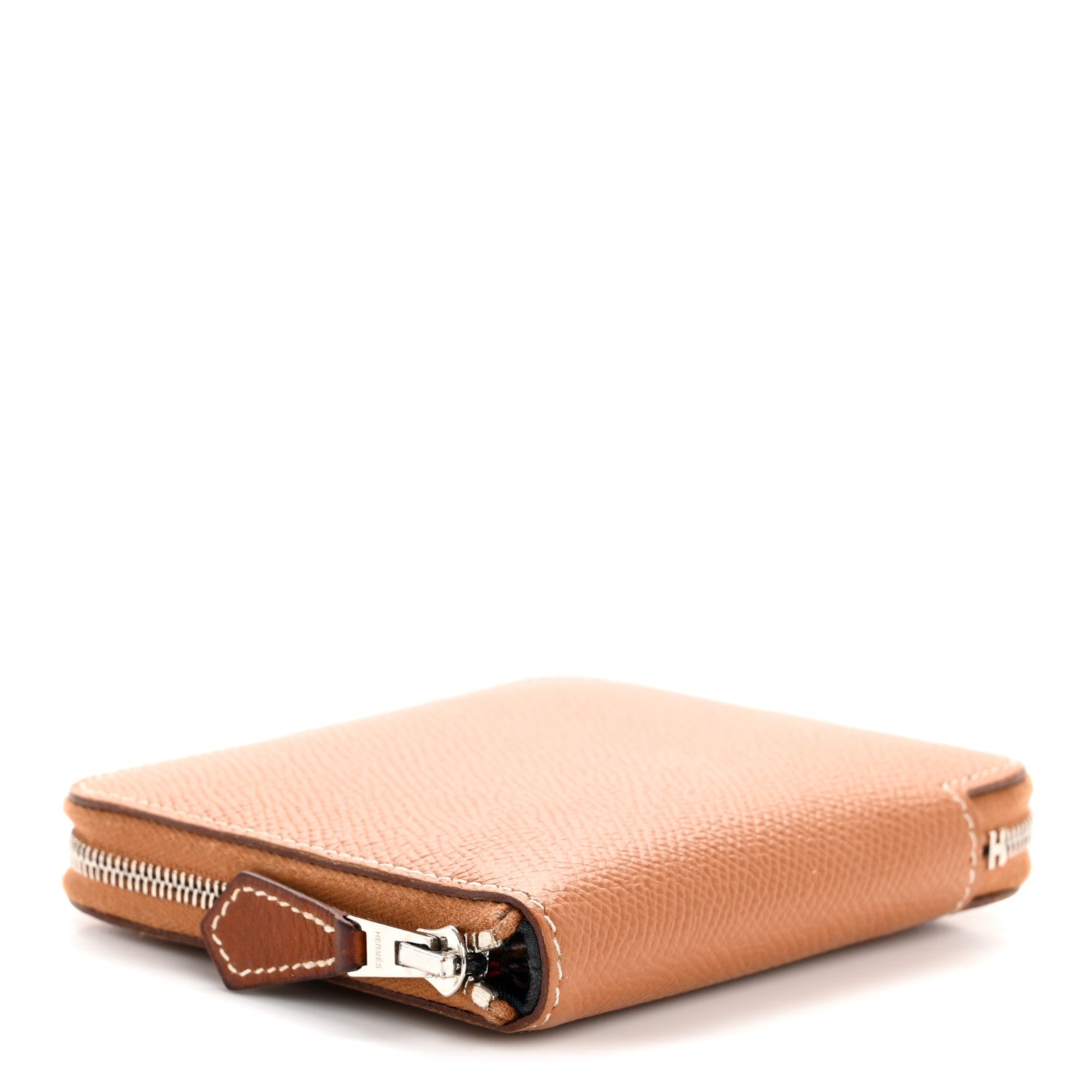 Hermes Epsom Silk'in Compact Wallet Gold 7 of 20