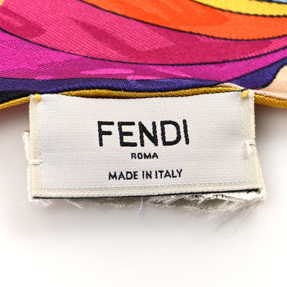 Fendi Silk Rainbow Girl Wrappy Blue 3 of 3
